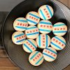 Chicago Flag Macarons