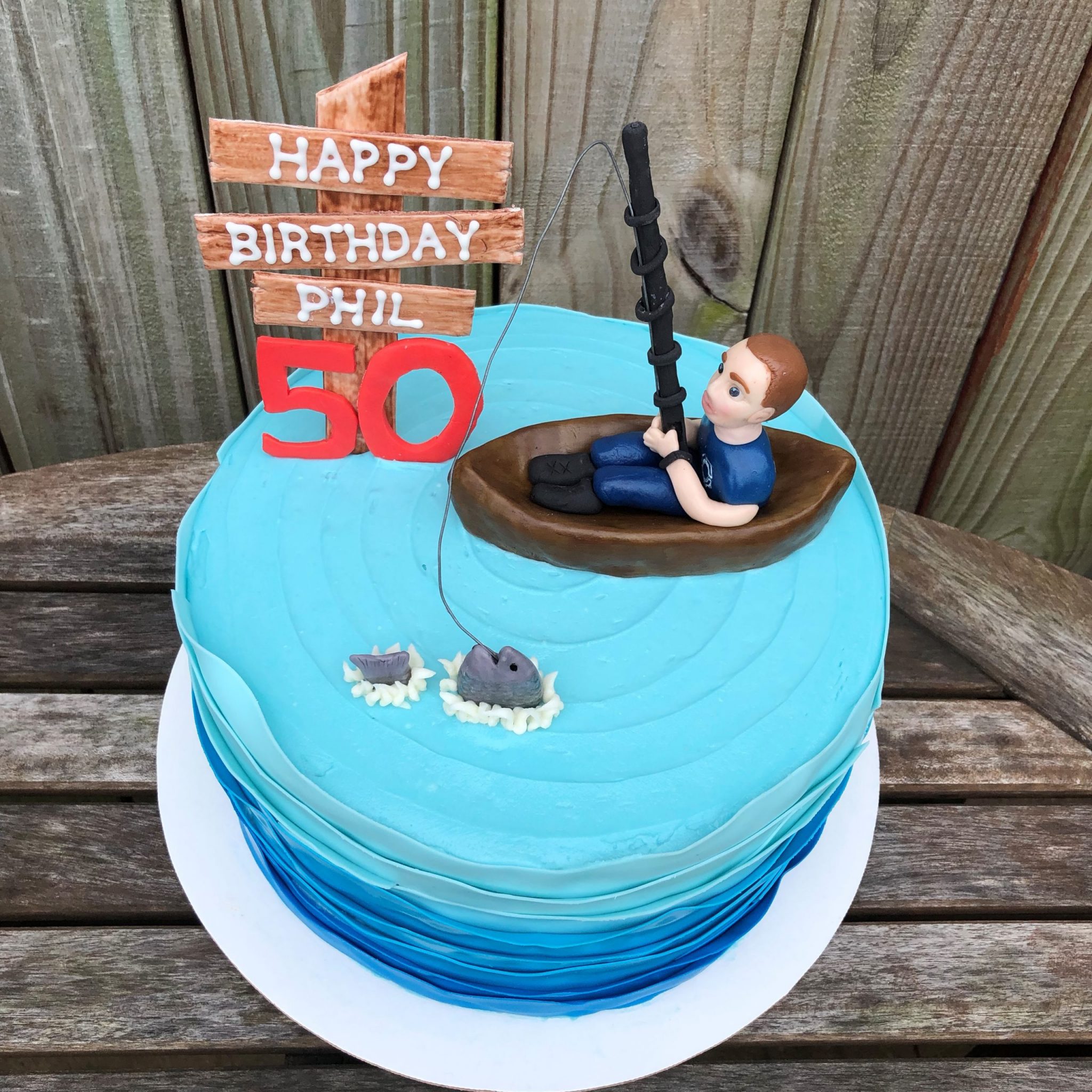 7" Custom Fondant Cake Believe Cakes