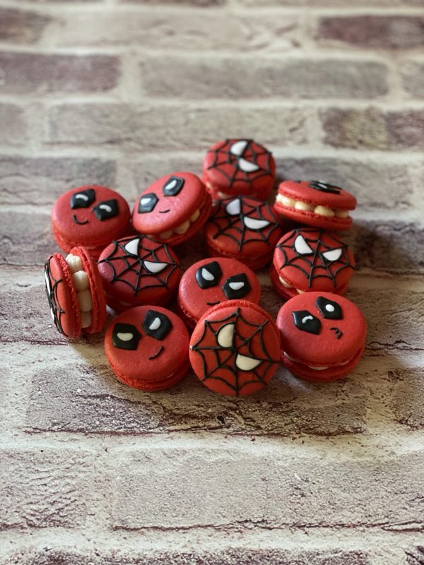Spiderman Deadpool Macarons portrait