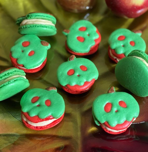 Poison Apple Macarons