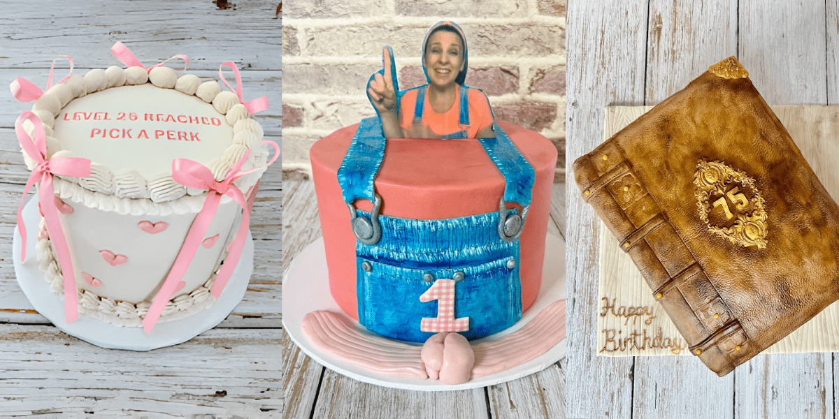 Custom buttercream cakes and celebration cakes from a Chicago bakery